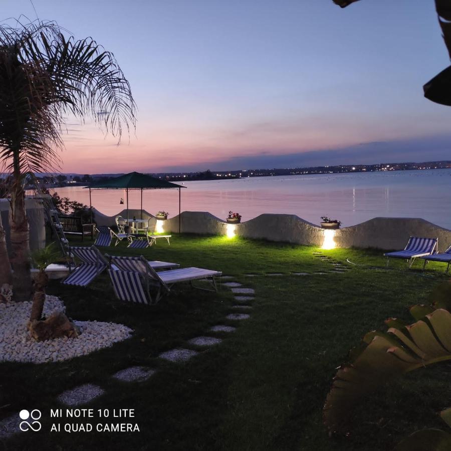 Casa Con Piscina E Vista Mare Dal Giardino Apartment Fanusa Exterior foto