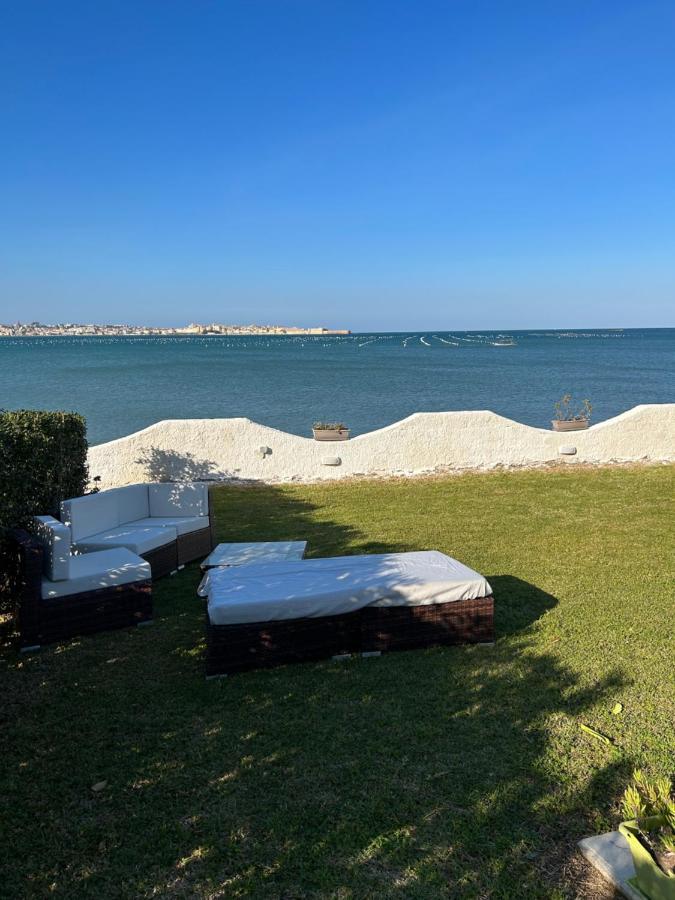 Casa Con Piscina E Vista Mare Dal Giardino Apartment Fanusa Exterior foto